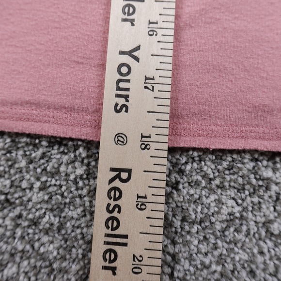 Athleta Sweater Womens XS Pink Crop Pullover Sweatshirt Fleece Oversized Baggy - Picture 6 of 8